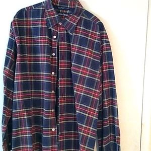 Nautica multi plaid shirt